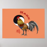 Chinese sign - Hahn poster
