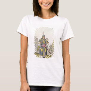 Chinese soldier in full battle dress, illustration T-Shirt