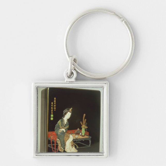 Chinese-style writing box key ring (Front)
