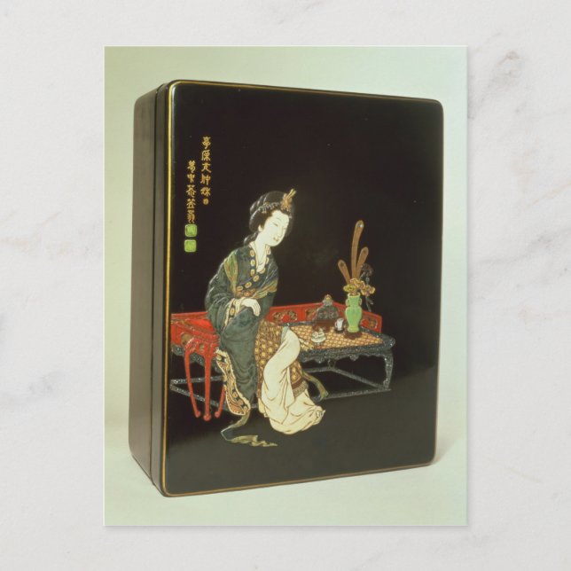 Chinese-style writing box postcard (Front)