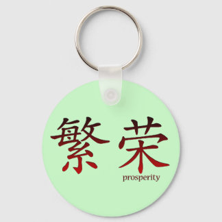 Chinese Symbol for Prosperity Keychain