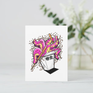 Chinese take away postcard