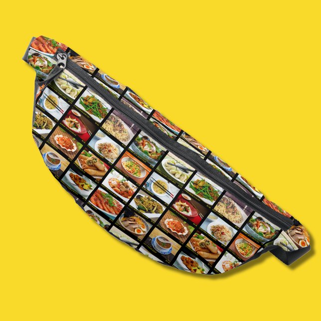 Chinese Takeout Restaurant Photo Menu Board Bum Bags (Creator Uploaded)