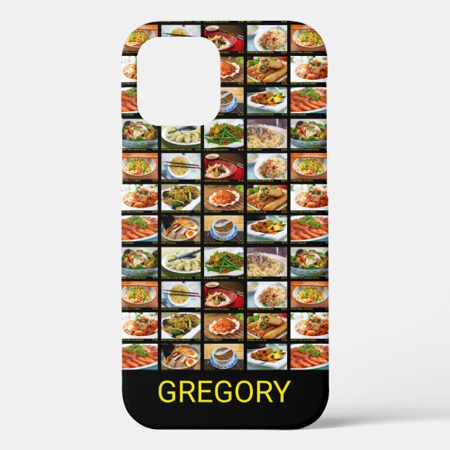 Chinese Takeout Restaurant Photo Menu Board  Case-Mate iPhone Case (Back)