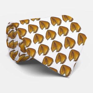 Chinese Takeout Takeaway Food Fortune Cookie Tie