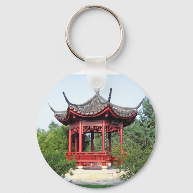 Chinese Teahouse Key Ring (Front)