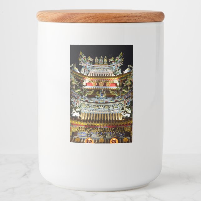 Chinese Temple Food Container Label (Front)