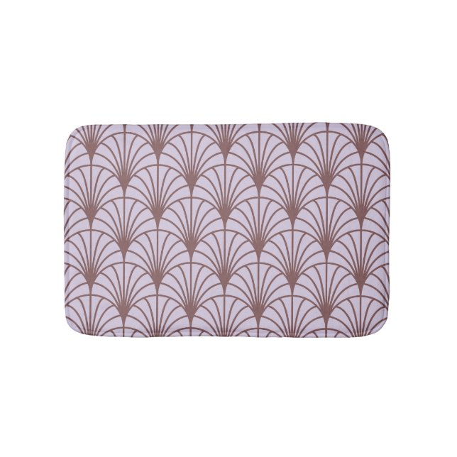 Chinese Traditional: Retro Pattern Background. Bath Mat (Front)