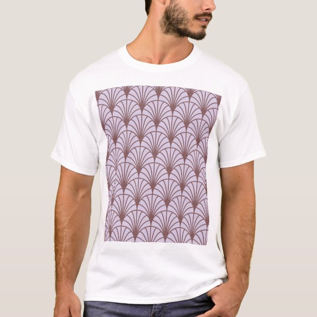 Chinese Traditional: Retro Pattern Background. T-Shirt (Front)