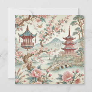 Chinese vintage Tile  Card