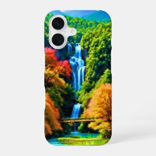 Chinese Waterfall iPhone 16 Case