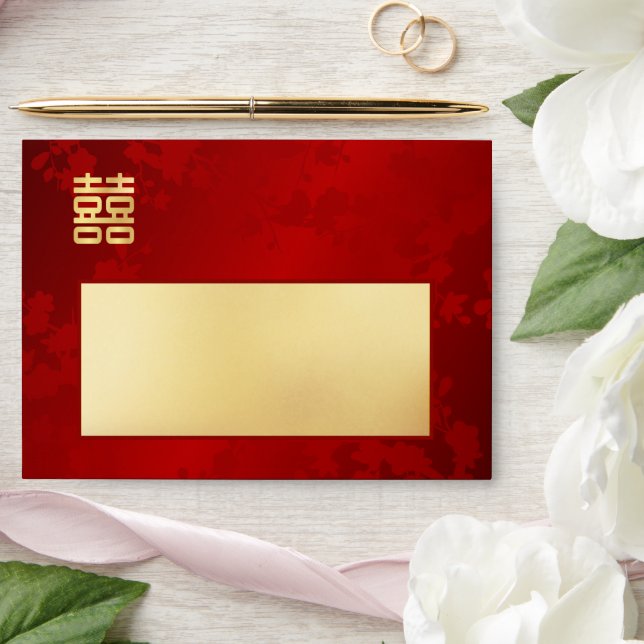  Chinese Wedding Gold Red Envelope (Wedding)