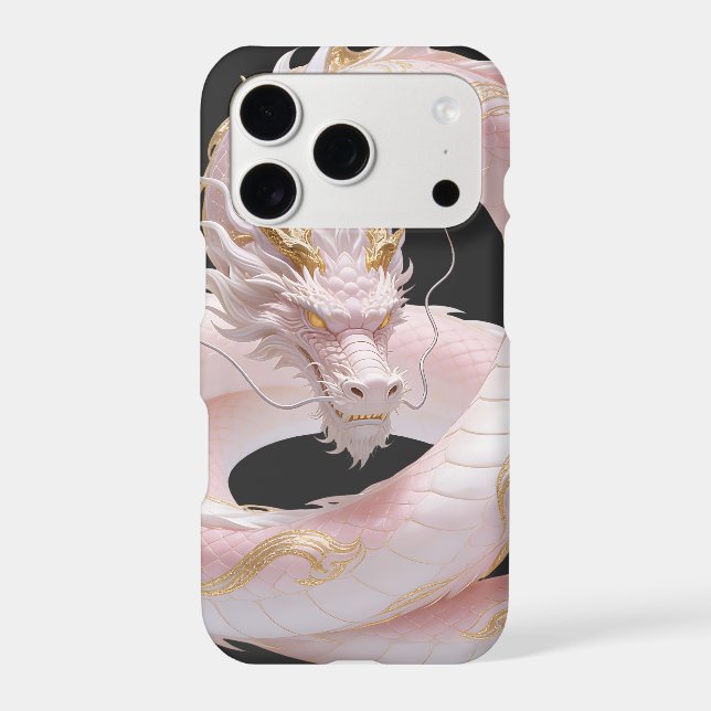 Chinese White Gold Dragon Art Fantasy Design With  (Back)