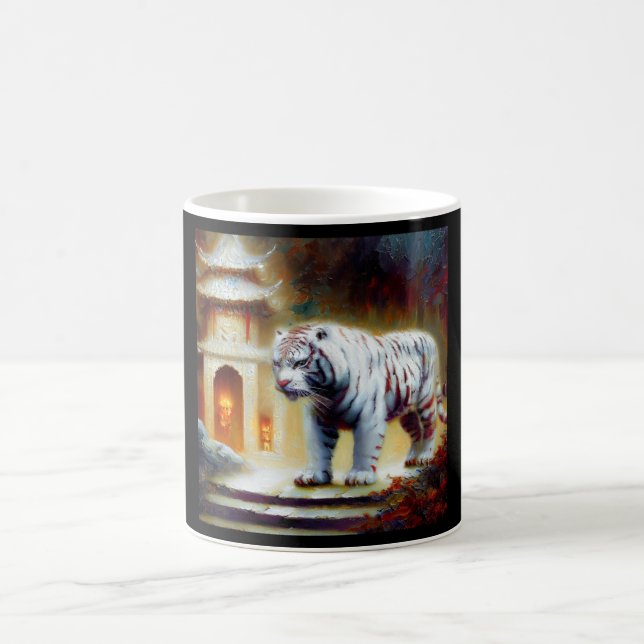Chinese White Tiger (15) Coffee Mug (Center)