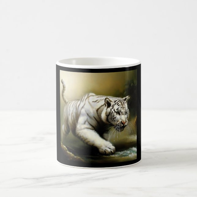 Chinese White Tiger (17) Coffee Mug (Center)