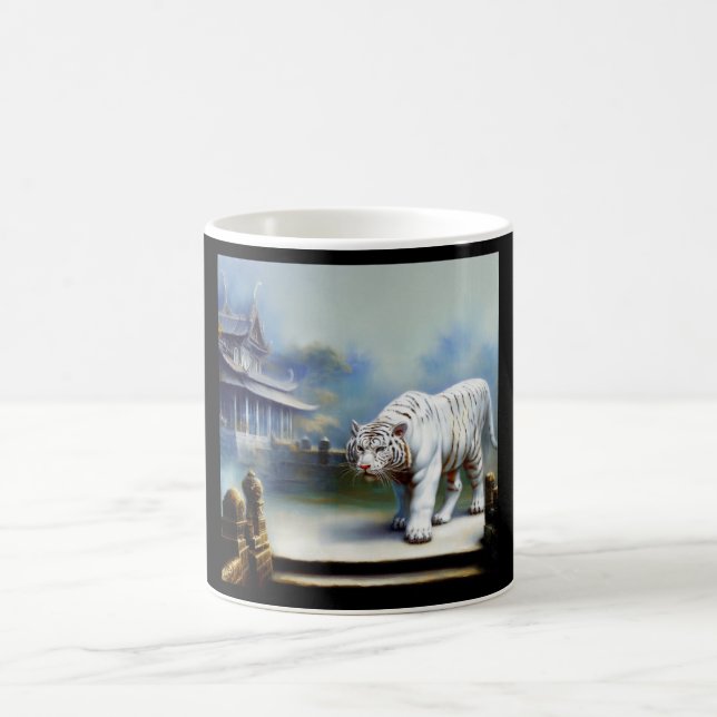 Chinese White Tiger (18) Coffee Mug (Center)