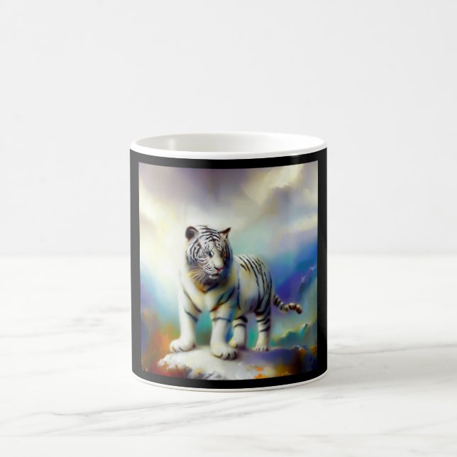 Chinese White Tiger (19) Coffee Mug (Center)