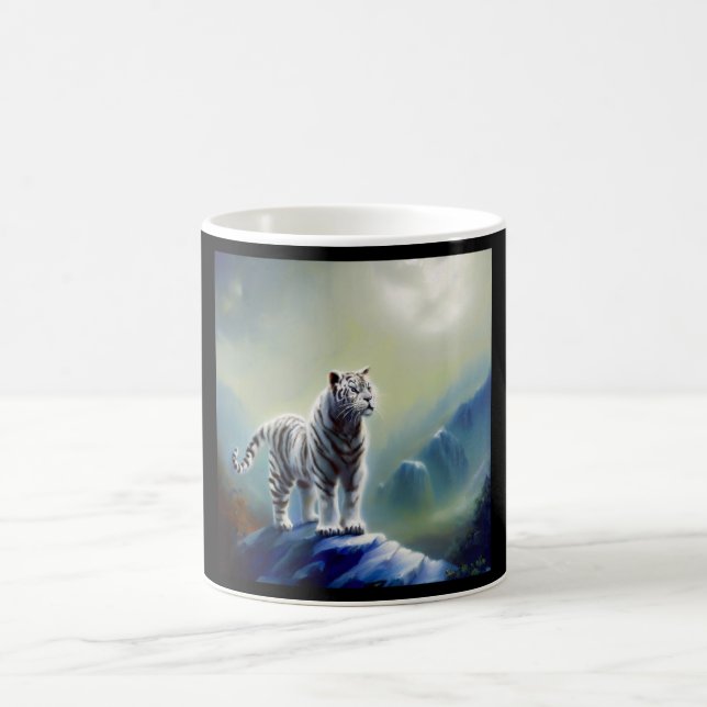 Chinese White Tiger (24) Coffee Mug (Center)
