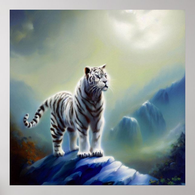 Chinese White Tiger (24) Poster (Front)