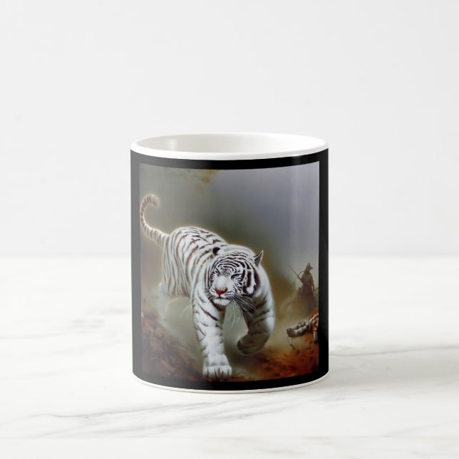 Chinese White Tiger (26) Coffee Mug (Center)