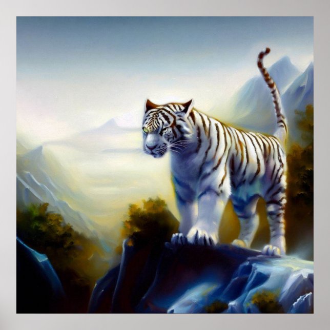 Chinese White Tiger (28) Poster (Front)