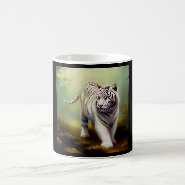 Chinese White Tiger (29) Coffee Mug (Center)