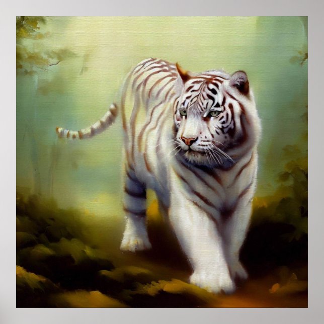 Chinese White Tiger (29) Poster (Front)
