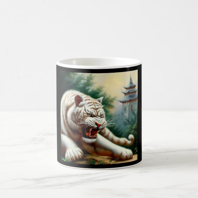 Chinese White Tiger (2) Coffee Mug (Center)