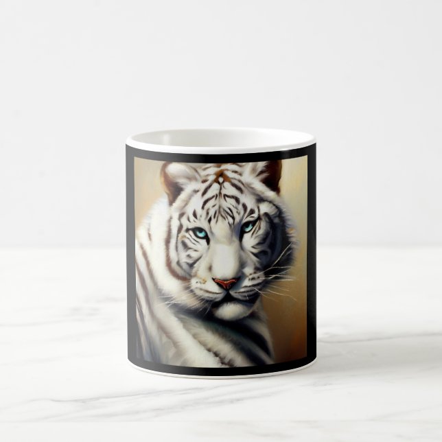 Chinese White Tiger (3) Coffee Mug (Center)