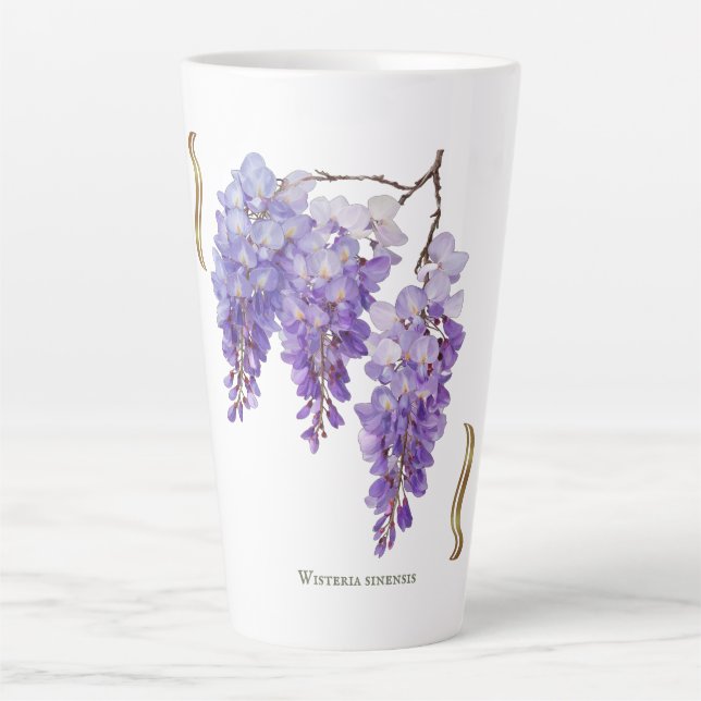 Chinese Wisteria Latte Mug (Front)