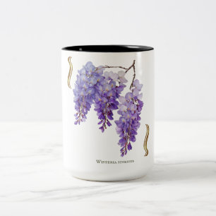 Chinese Wisteria Two-Tone Coffee Mug