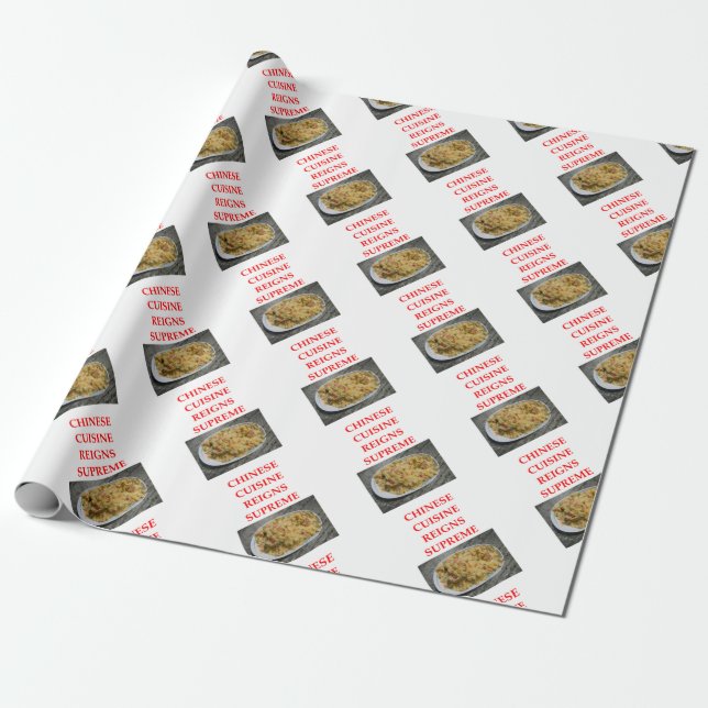 CHINESE WRAPPING PAPER (Unrolled)
