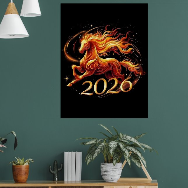 Chinese Year of Horse 2026 Celebrations Poster (Living Room 1)
