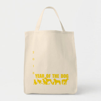Chinese Year of The Dog Black Silhouettes G b Tote Bag
