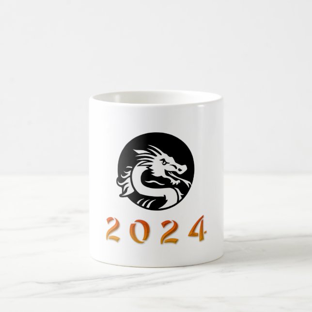 Chinese Year of the Dragon 2024 Coffee Mug (Center)