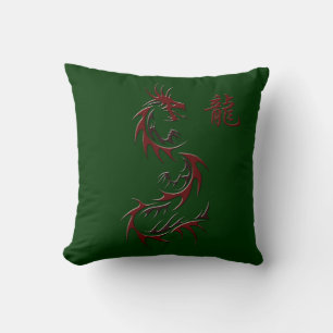 Chinese Year of the Dragon Asian Dragon Pillow