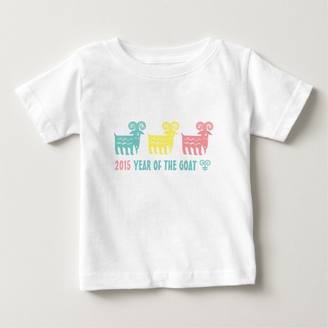 Chinese Year of the Goat Fun Gift  Baby T-Shirt (Front)