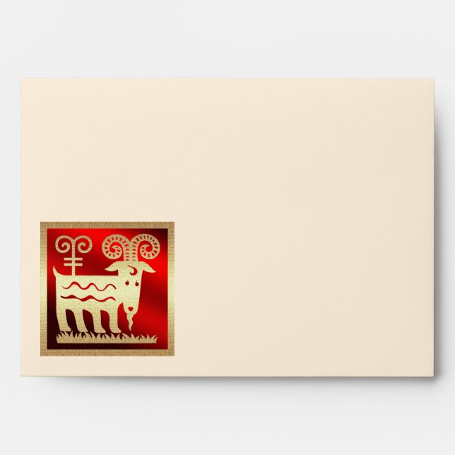 Chinese Year of the Goat / Ram / Sheep Envelopes (Front)