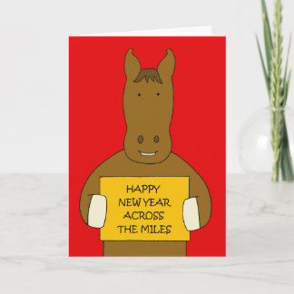Chinese Year of the Horse Across the Miles Card