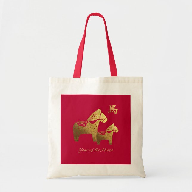 Chinese Year of the Horse Gift Tote Bag (Front)