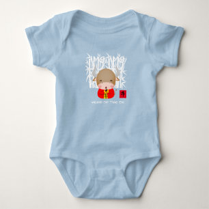 Chinese Year of the Ox   Cute Little Ox Baby Bodysuit