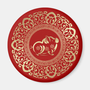 Chinese Year of the Pig Gift Magnets