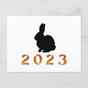 Chinese Year of the Rabbit 2023 Postcard