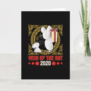 Chinese Year of the Rat 2020 Card