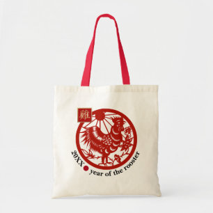 Chinese Year of the Rooster   Custom Year Tote Bag