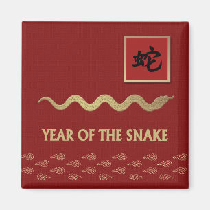 Chinese Year of the Snake Gift Magnet