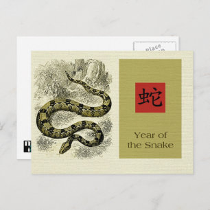 Chinese Year of the Snake Postcards