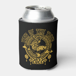 Chinese Year of the Tiger 2022 Silhouette Can Cooler