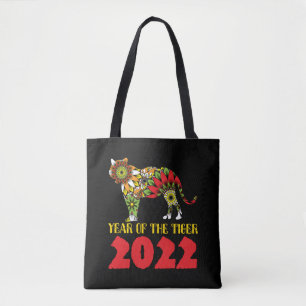 Chinese Year of the Tiger 2022 Tote Bag
