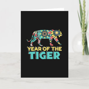 Chinese Year of the Tiger - Mandala Card